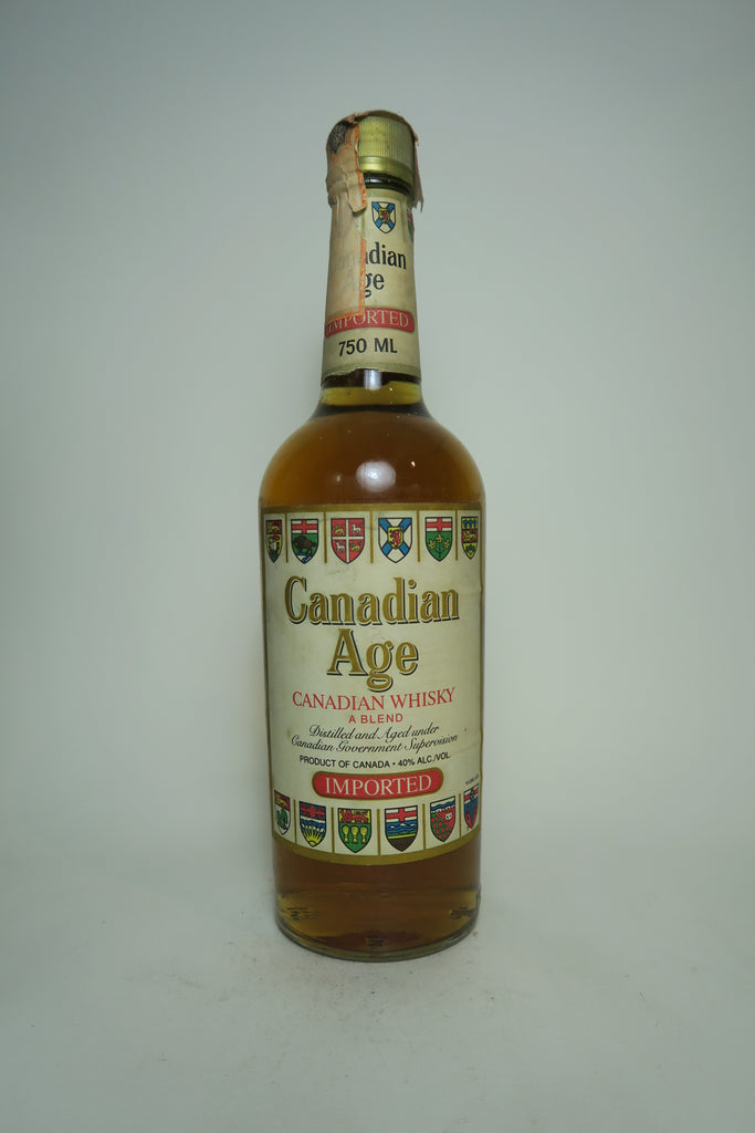 Canadian Age Blended Canadian Whisky - Bottled 1989 (40%, 75cl) product bottle