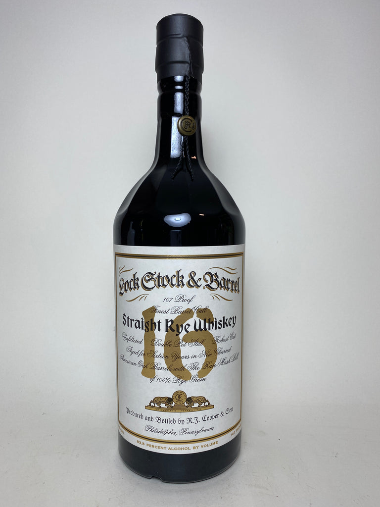 Lock Stock & Barrel 16 Year Old Straight Rye Whiskey product bottle
