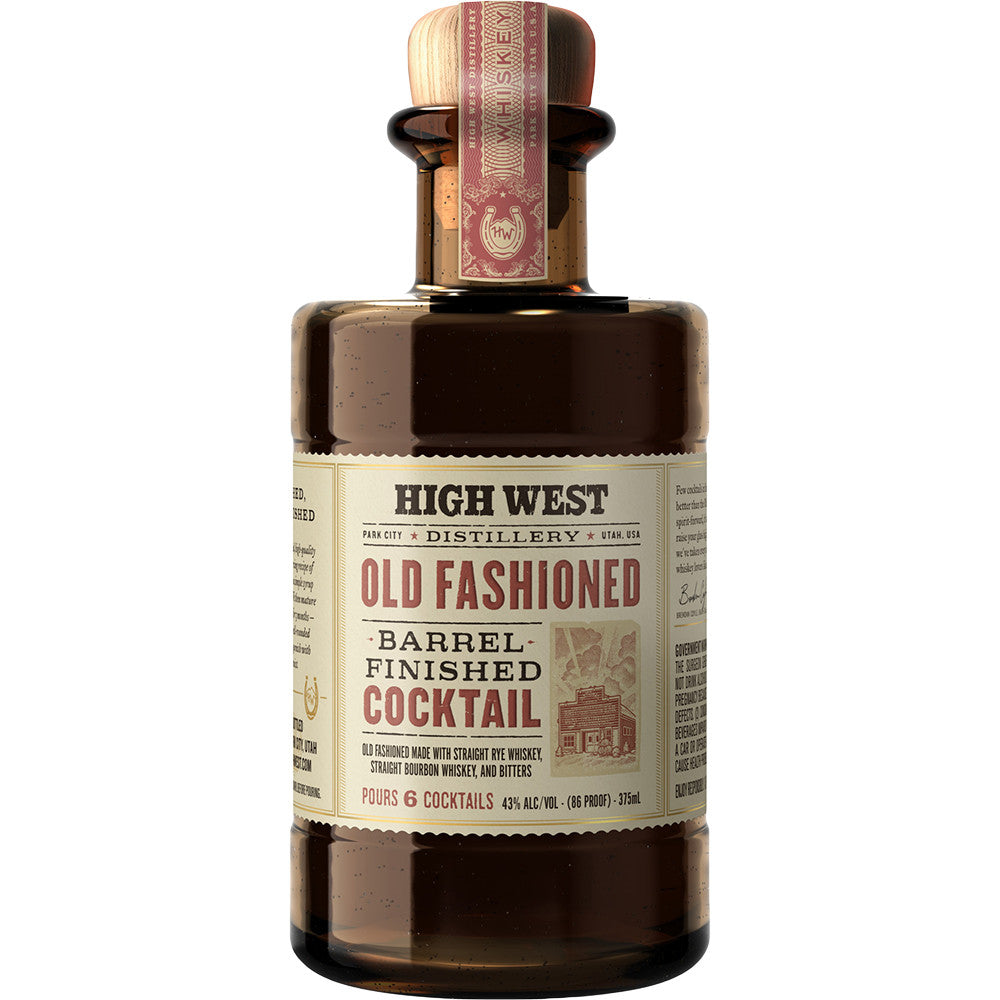 High West Old Fashioned Barrel Finished Cocktail 375ml product bottle