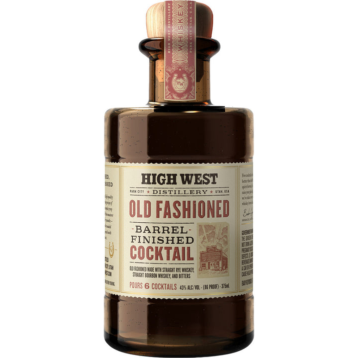 High West Old Fashioned Barrel Finished Cocktail 375ml product bottle