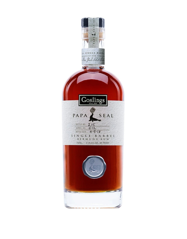 Goslings Papa Seal Single Barrel Bermuda Rum 2018 Release product bottle