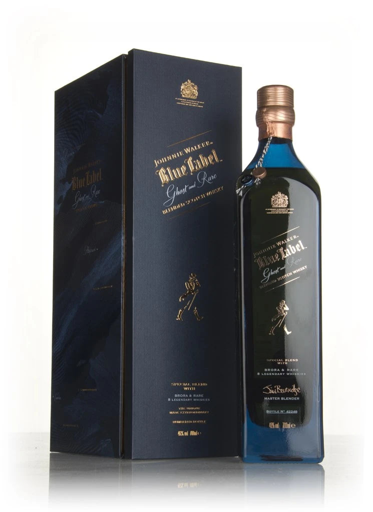 Johnnie Walker Blue Label Ghost and Rare Brora Blended Scotch Whisky product bottle