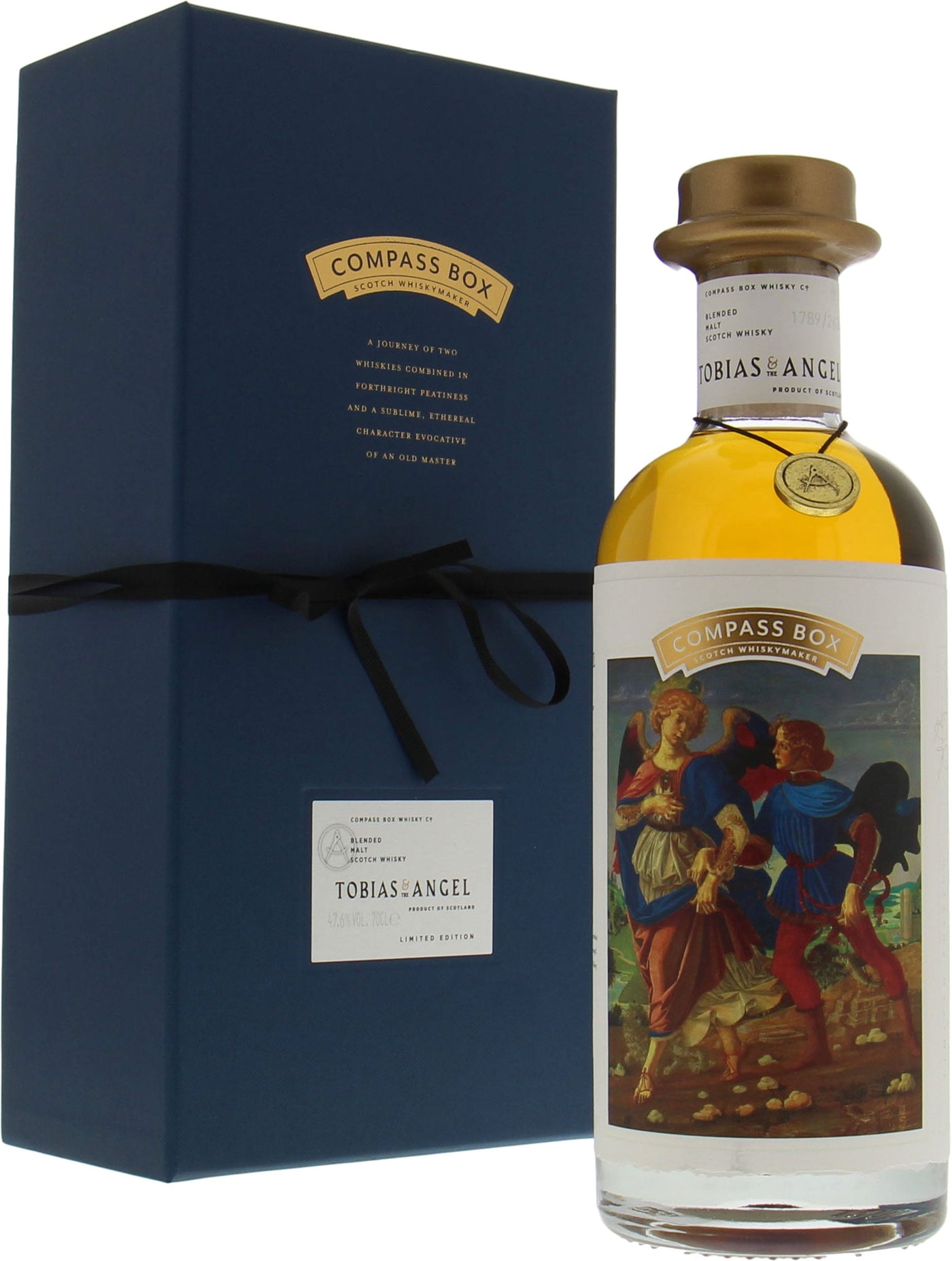 Compass Box Tobias and the Angel Blended Scotch Whisky product bottle