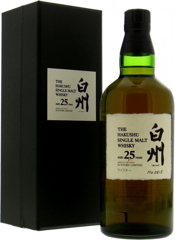 Hakushu 25 Year Old Single Malt Whisky Limited Edition product bottle