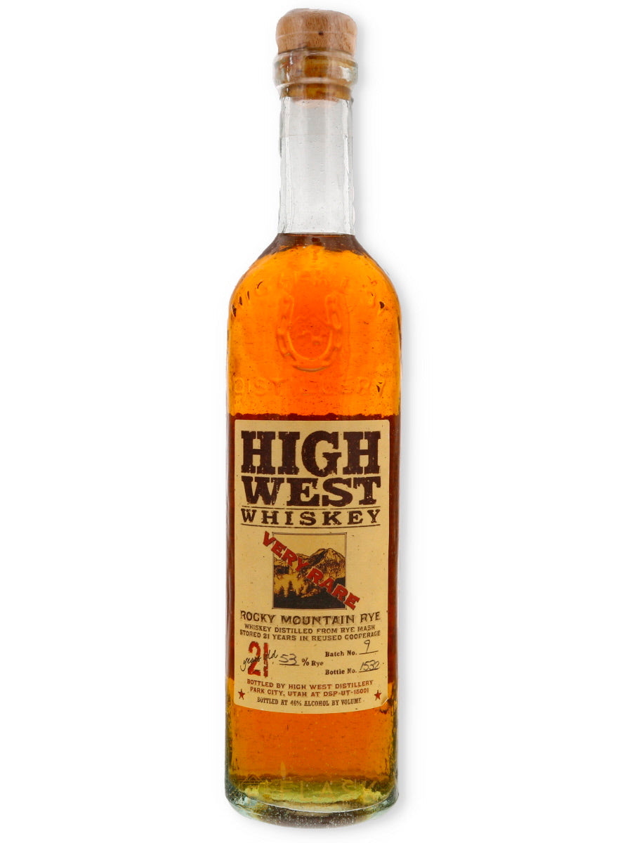 High West 21 Year Old Rocky Mountain Rye Whiskey product bottle