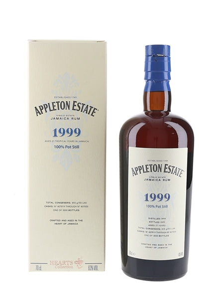 Appleton Estate 1999 Hearts Collection Rum product bottle