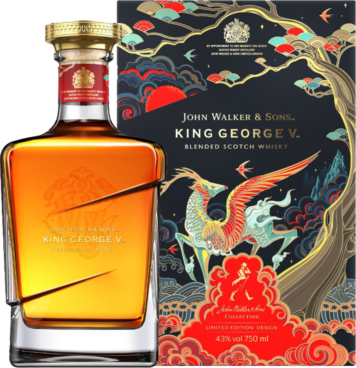 Johnnie Walker King George V Lunar New Year 2022 Blended Scotch Whisky product bottle