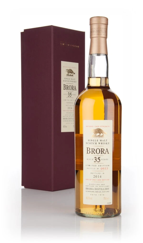 Brora 14th Release 35 Year Old Single Malt Scotch Whisky product bottle