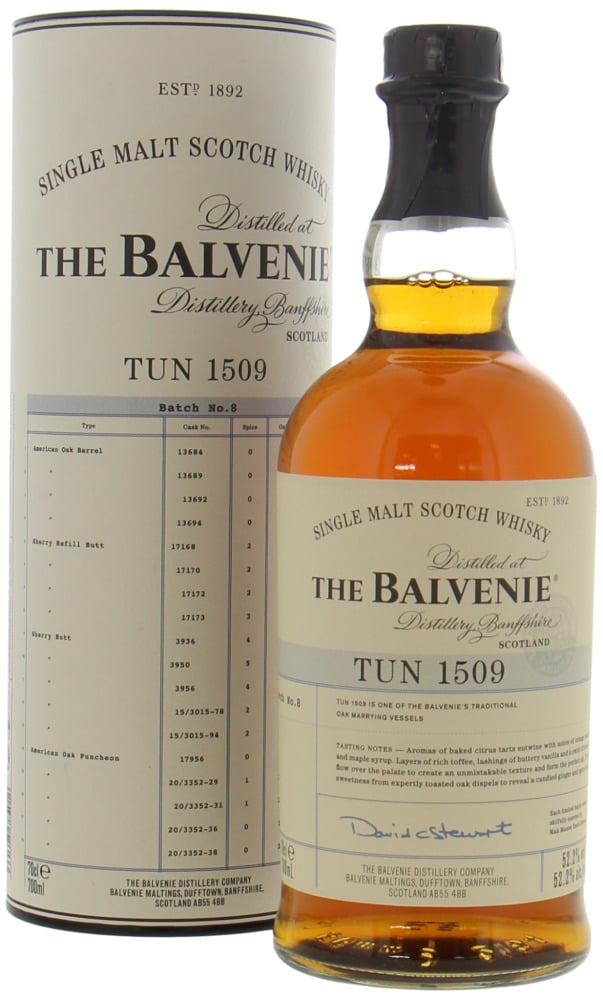The Balvenie Tun 1509 Batch #8 Single Malt Scotch Whisky product bottle