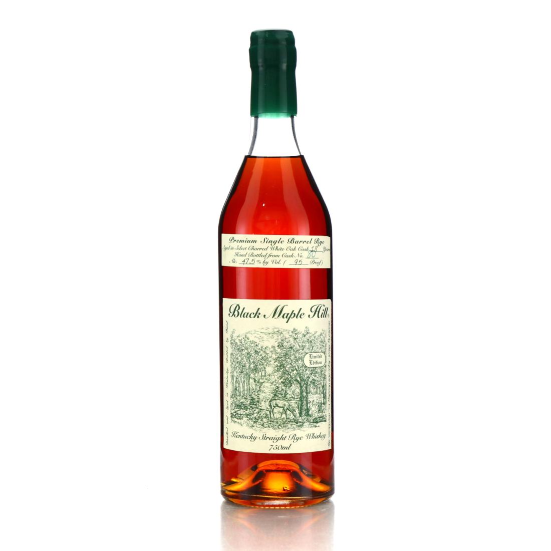 Black Maple Hill 18 Year Old Single Barrel Straight Rye Whiskey product bottle
