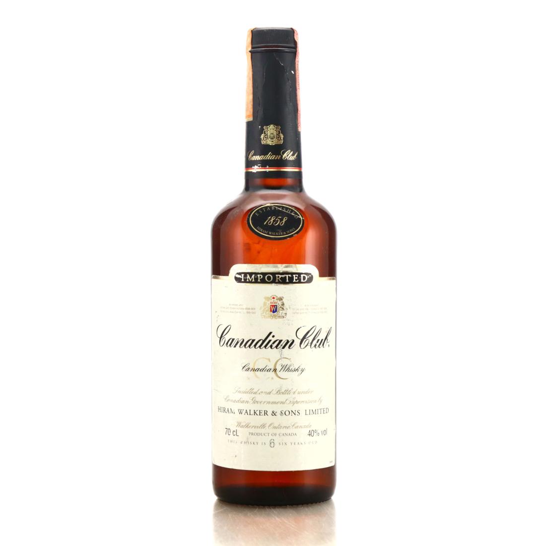 Canadian Club 6 Year Blended Canadian Whisky - 1990s (40%, 75cl) product bottle