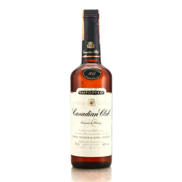 Canadian Club 6 Year Blended Canadian Whisky - 1990s (40%, 75cl) product bottle