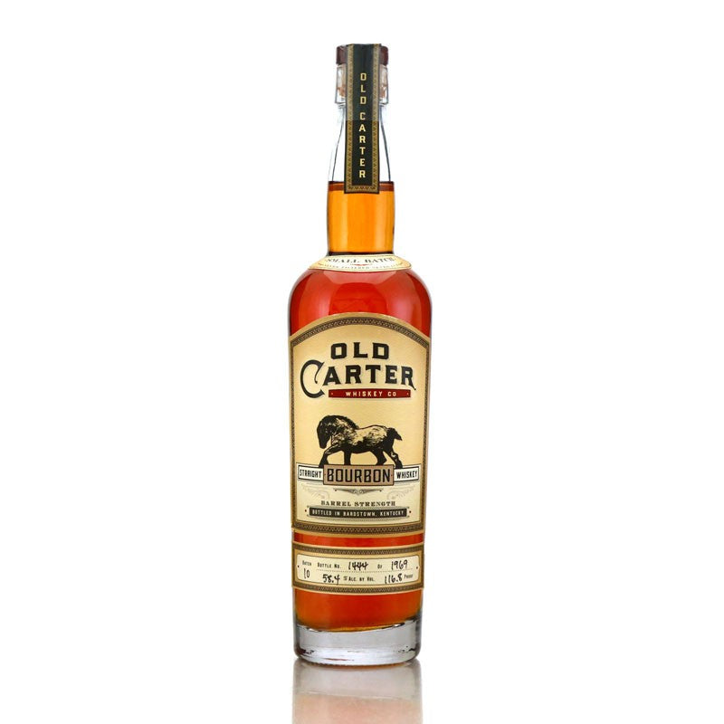 Old Carter Batch #10 Straight Bourbon Whiskey product bottle
