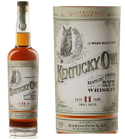 Kentucky Owl 11 Year Old Straight Rye Whiskey Batch No. 2 product bottle