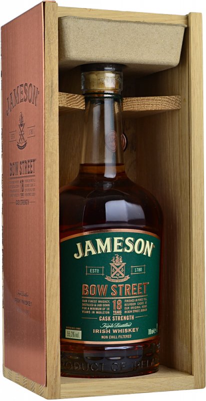 Jameson Bow Street 18 Year Old Batch 1 Irish Whiskey product bottle
