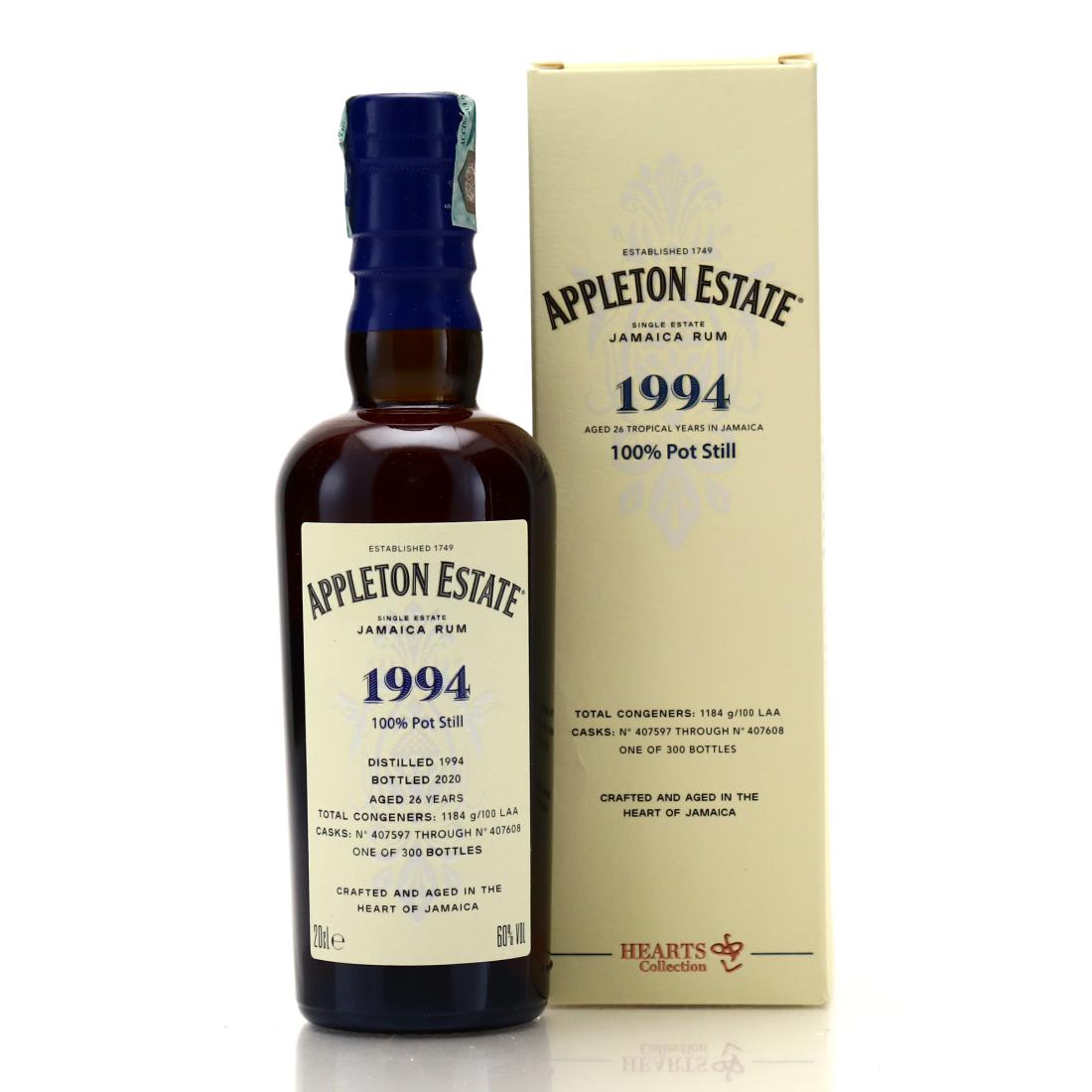 Appleton Estate 1994 Hearts Collection Rum product bottle