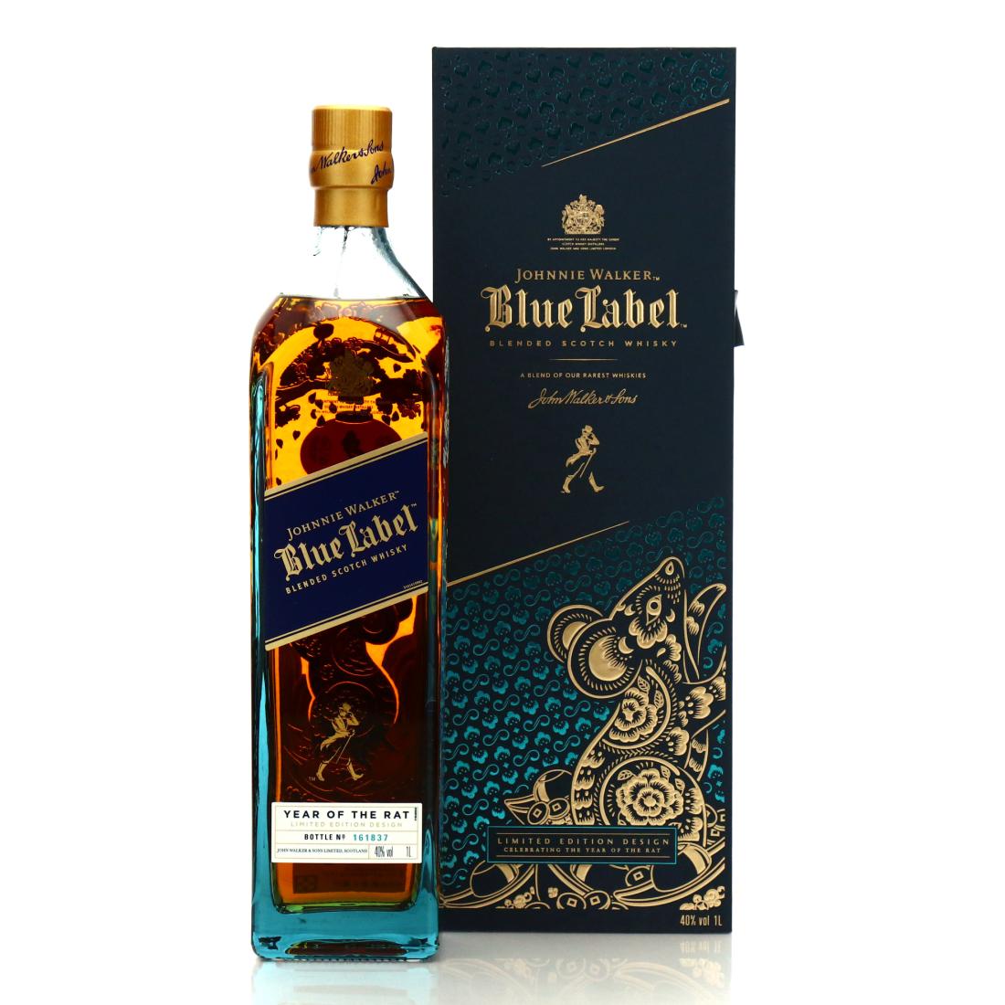 Johnnie Walker Blue Label Year Of The Rat Limited Edition Blended Scotch Whisky product bottle