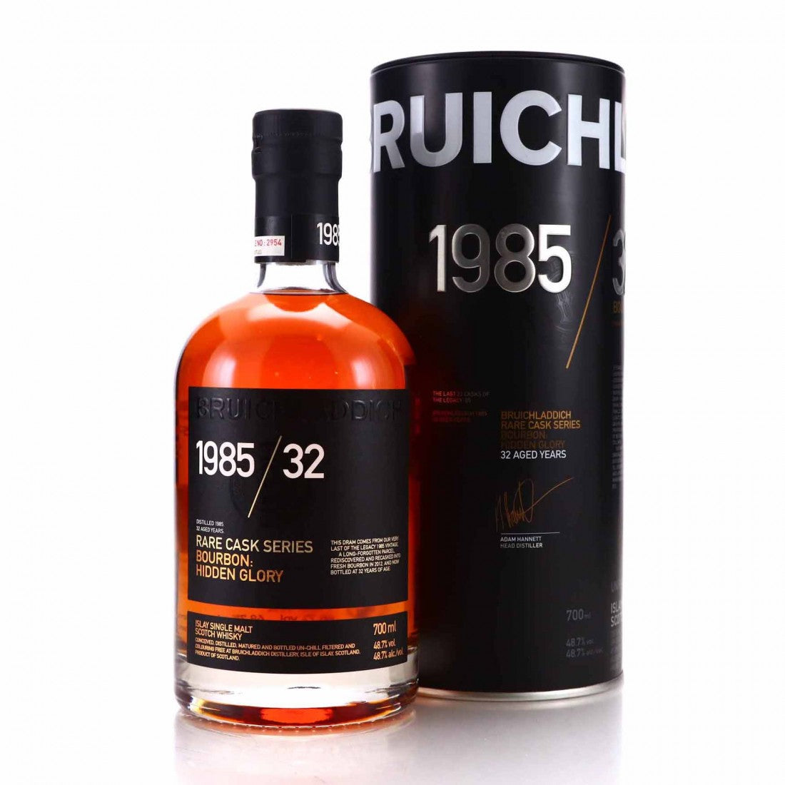 Bruichladdich 1985/32 Rare Cask Series - Bourbon: Hidden Glory product bottle