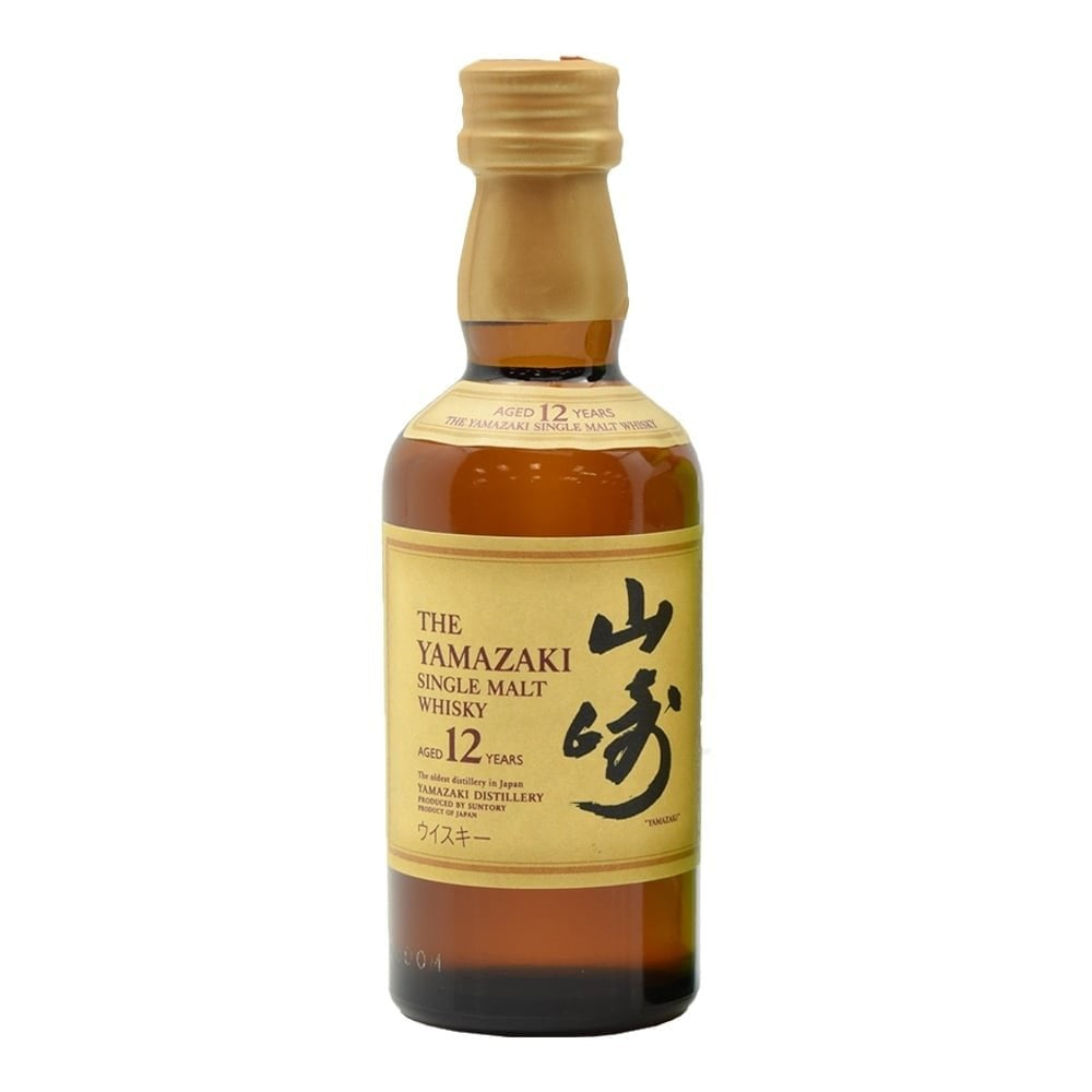 Yamazaki Miniature Shot Single 12 Year Malt Whisky 50ml product bottle