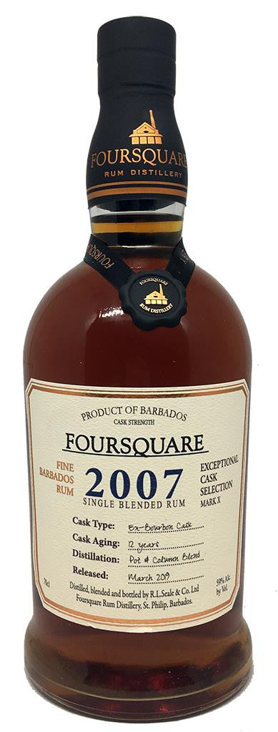 Foursquare 2007 Single Blended Rum product bottle