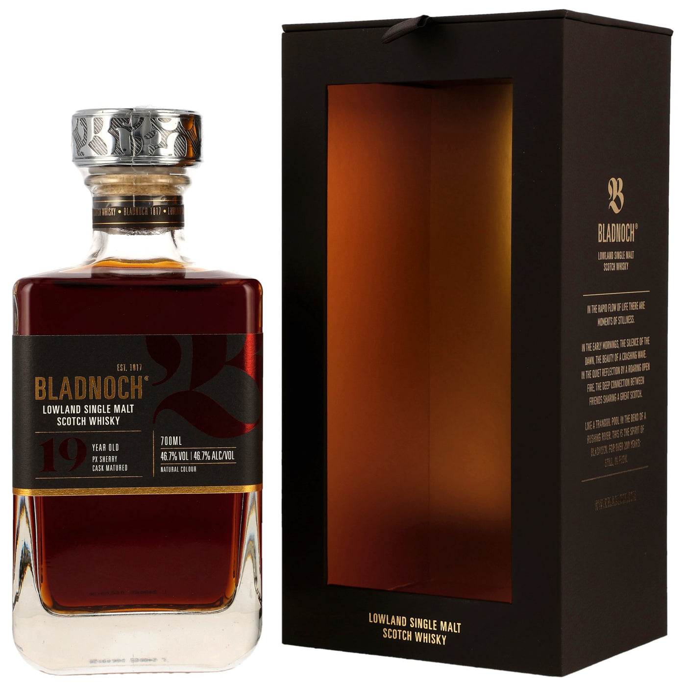 Bladnoch 19 Year Old PX Sherry Cask Single Malt Scotch Whisky product bottle