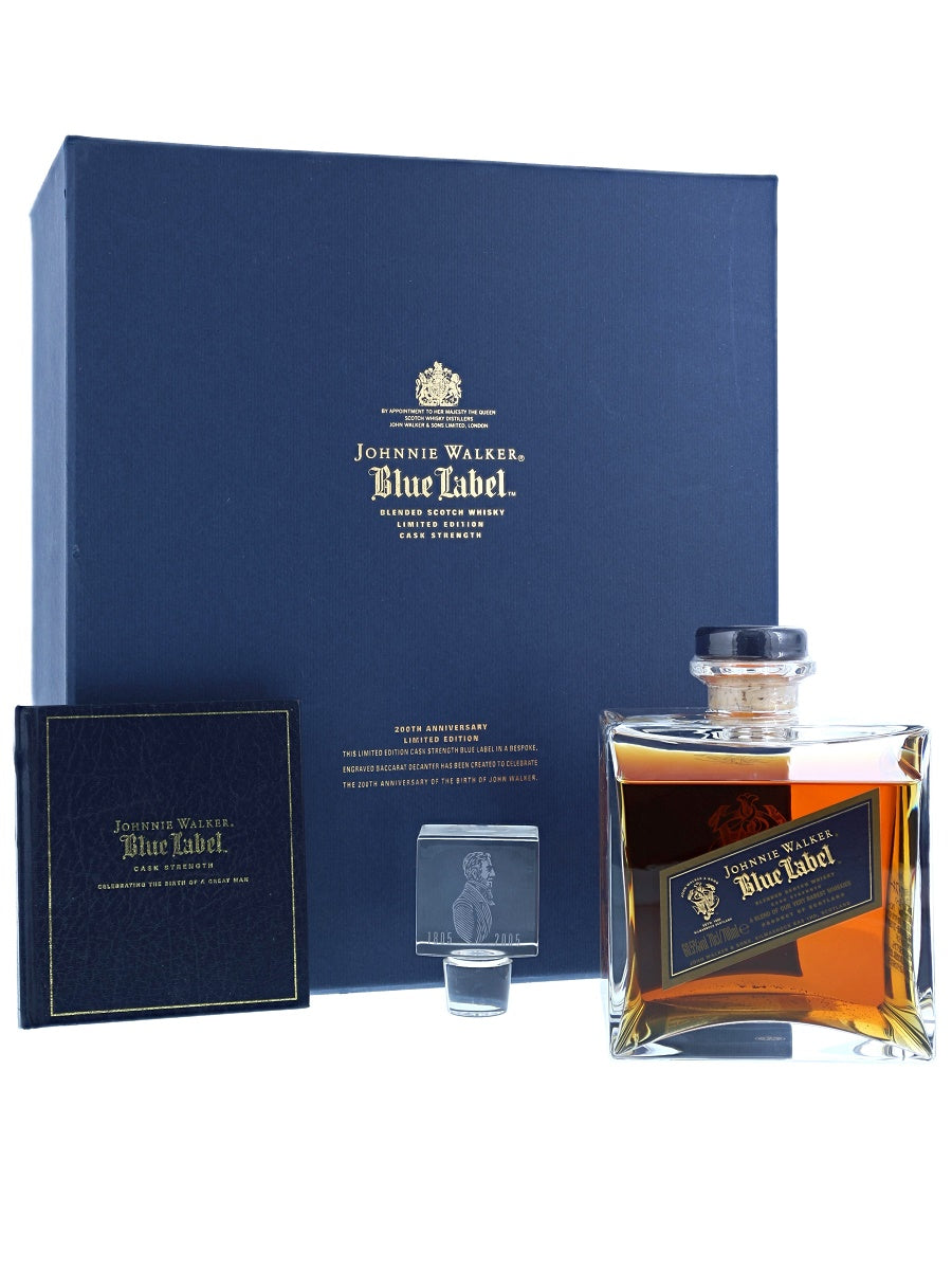 Johnnie Walker Blue Label 200th Anniversary Edition Cask Strength Scotch Whisky product bottle