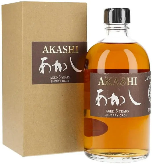 Akashi 5 Year Old Sherry Cask Single Malt Whisky product bottle