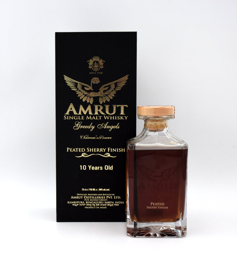 Amrut Greedy Angels 10 year Peated Sherry Finish product bottle