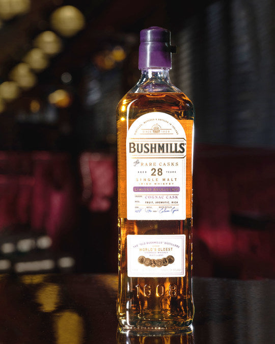 Bushmills 28 Year Old Single Malt Cognac Cask Whiskey product bottle