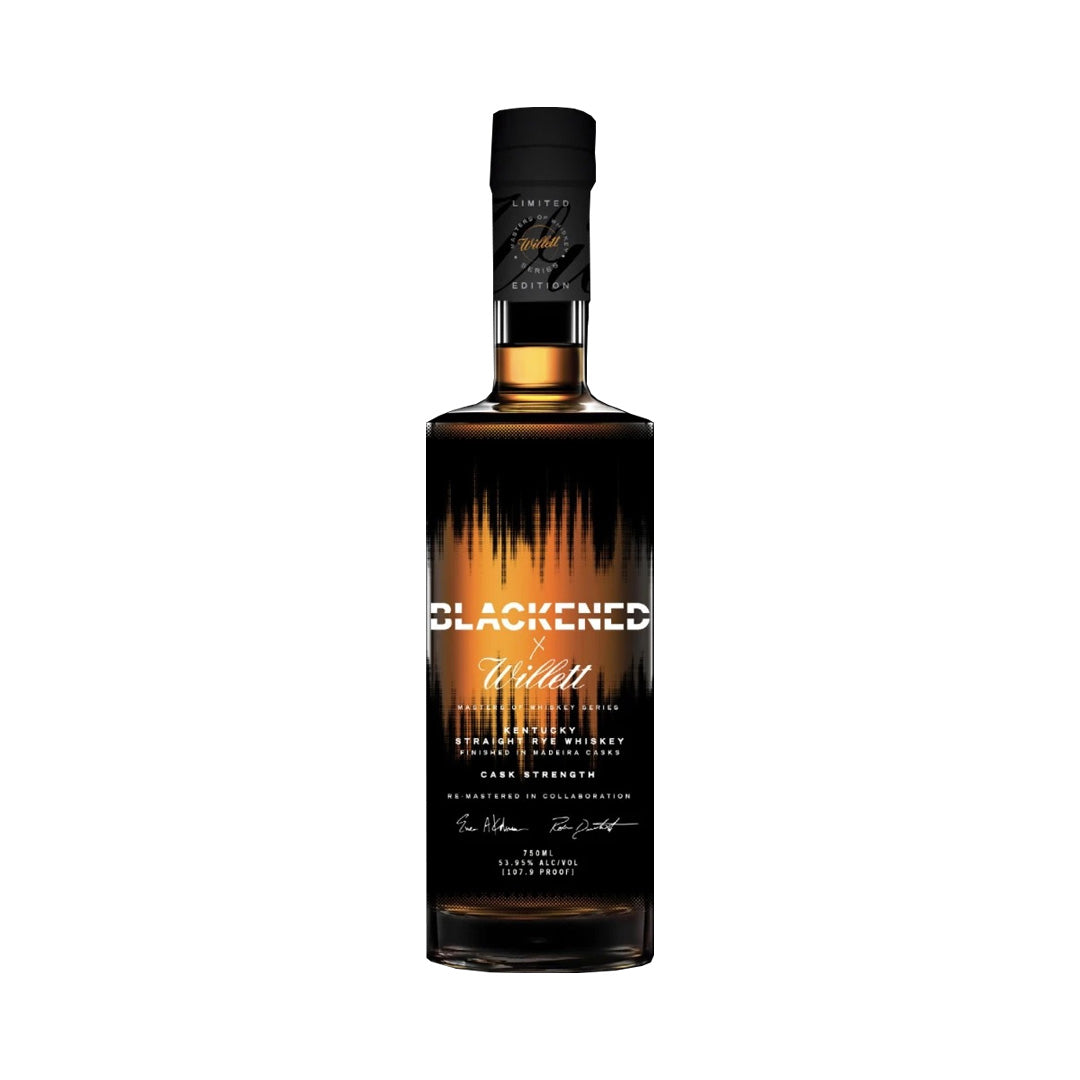 Blackened x Willett Cask Strength Rye Whiskey product bottle