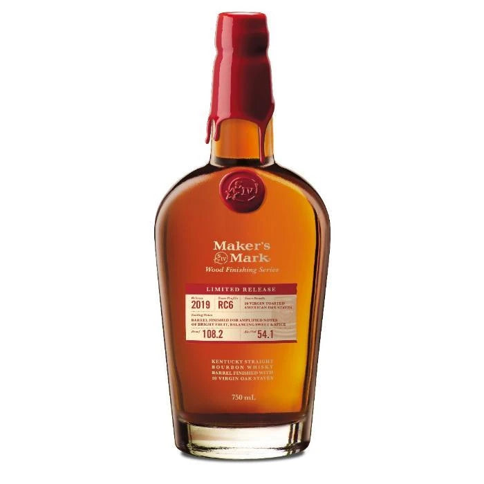 Maker's Mark Wood Finishing Series RC 6 Kentucky Straight Bourbon Whiskey product bottle