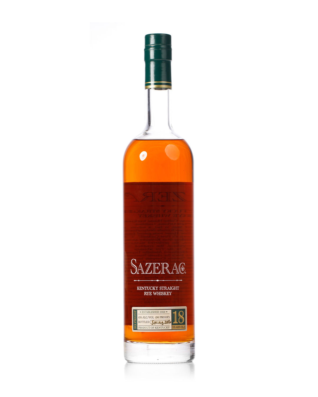 Sazerac 18 Year Old 2021 Antique Collection Kentucky Straight Rye Whiskey product bottle
