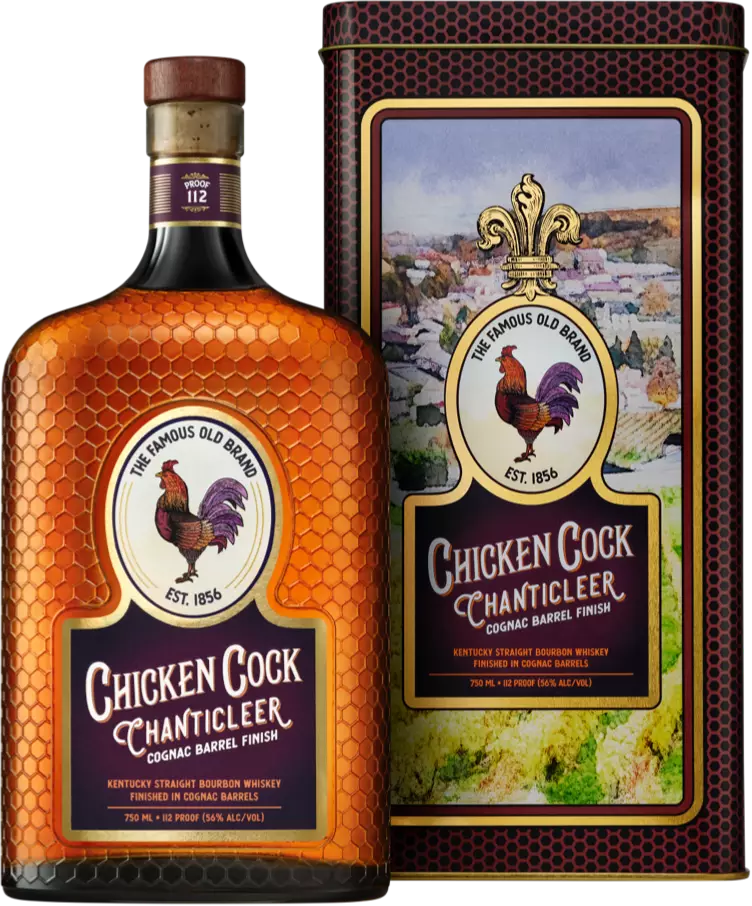 Chicken Cock Chanticleer Cognac Barrel Finish Bourbon Whiskey product bottle