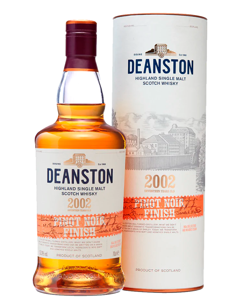 Deanston 17 Year Old 2002 Pinot Noir Finish Highland Single Malt Scotch Whisky product bottle