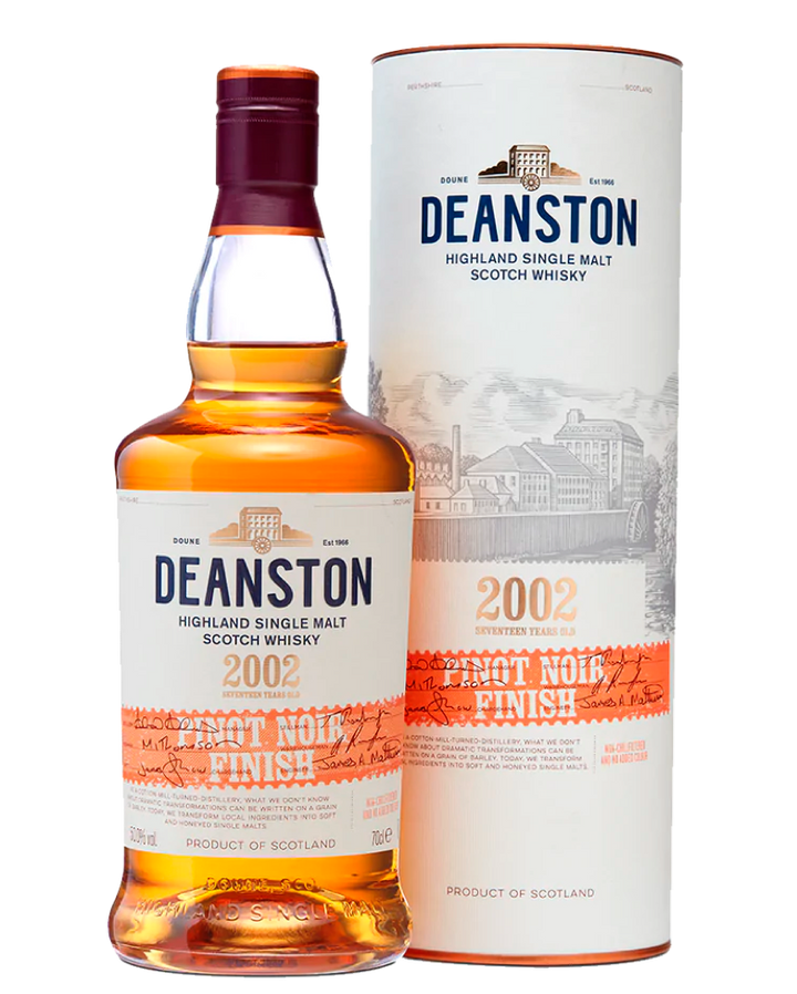 Deanston 17 Year Old 2002 Pinot Noir Finish Highland Single Malt Scotch Whisky product bottle