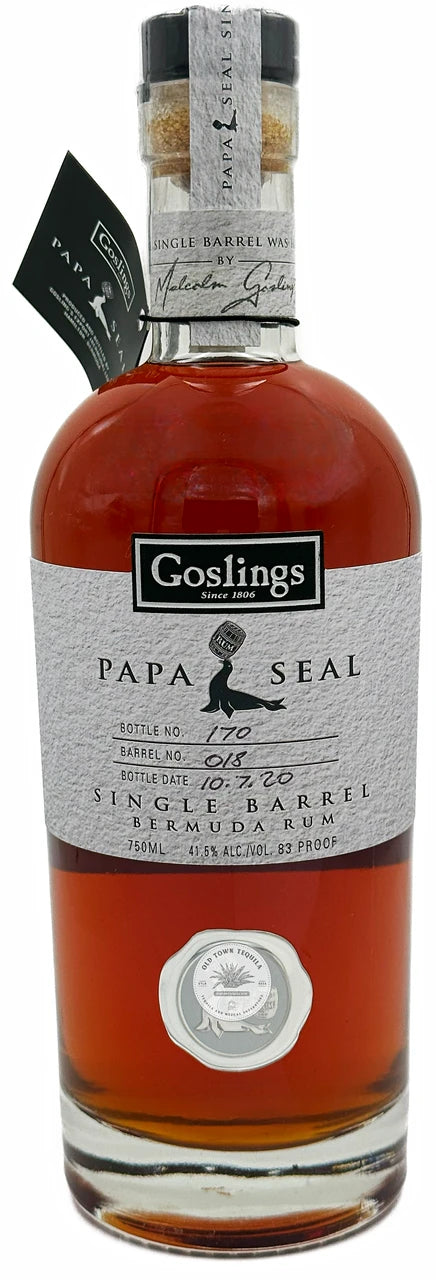 Goslings Papa Seal Single Barrel Bermuda Rum 2020 Release product bottle
