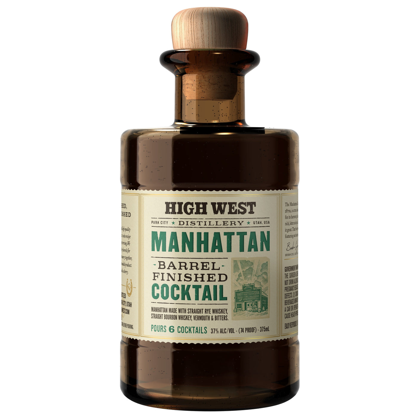 High West Manhattan Barrel Finished Cocktail product bottle