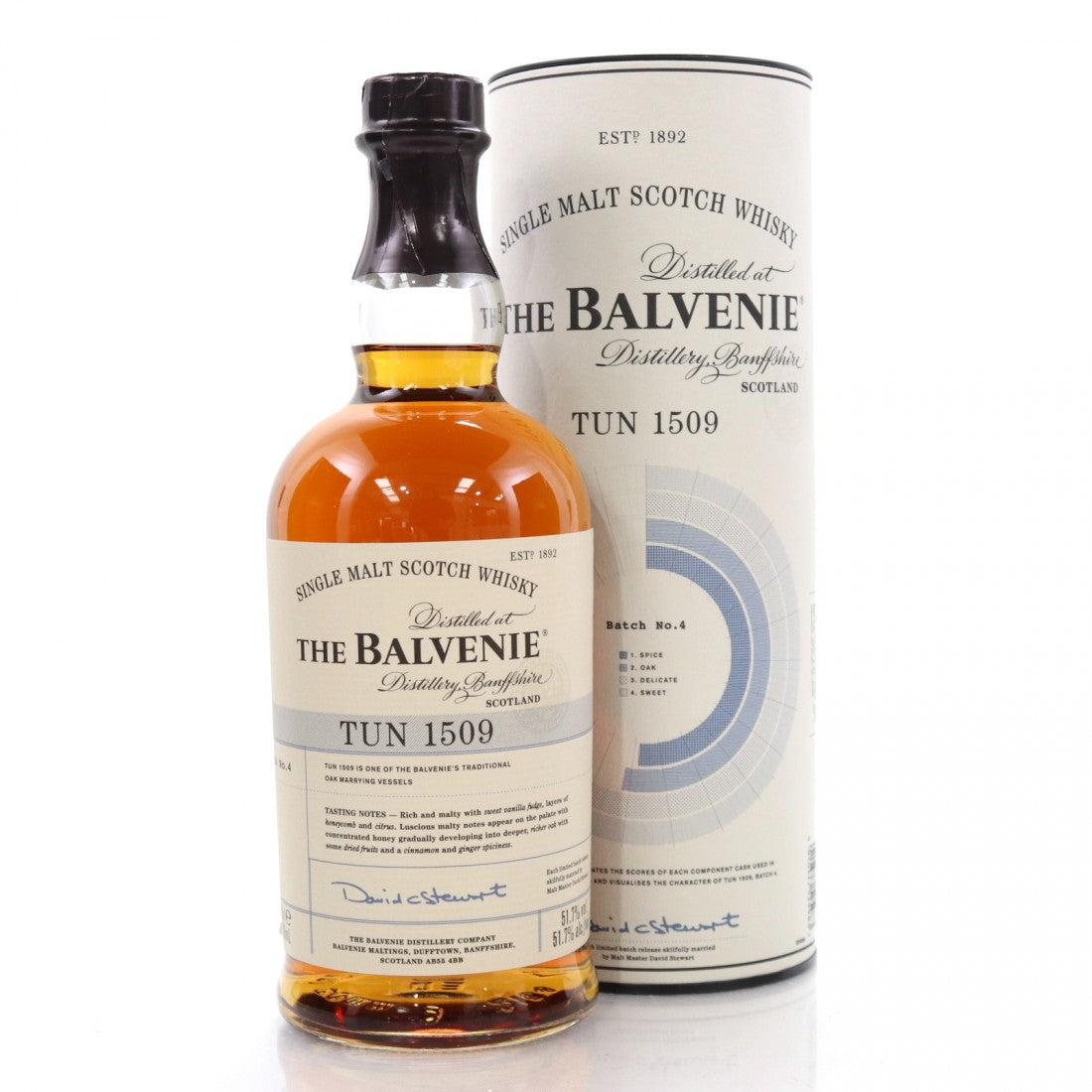 The Balvenie Tun 1509 Batch #4 Single Malt Scotch Whisky product bottle