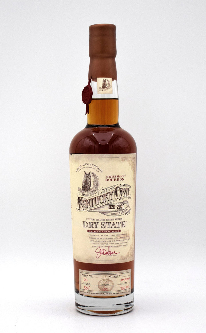 Kentucky Owl Dry State 100th Anniversary Straight Bourbon Whiskey product bottle