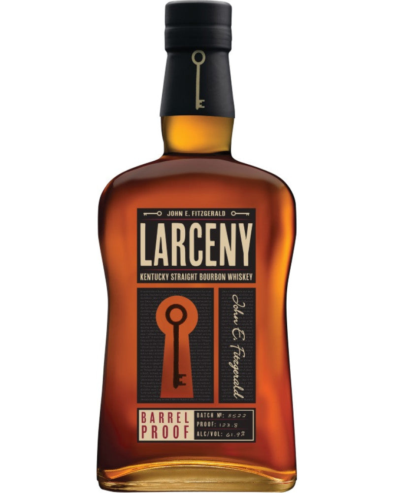 John E. Fitzgerald Larceny Barrel Proof Kentucky Straight Bourbon Whiskey product bottle