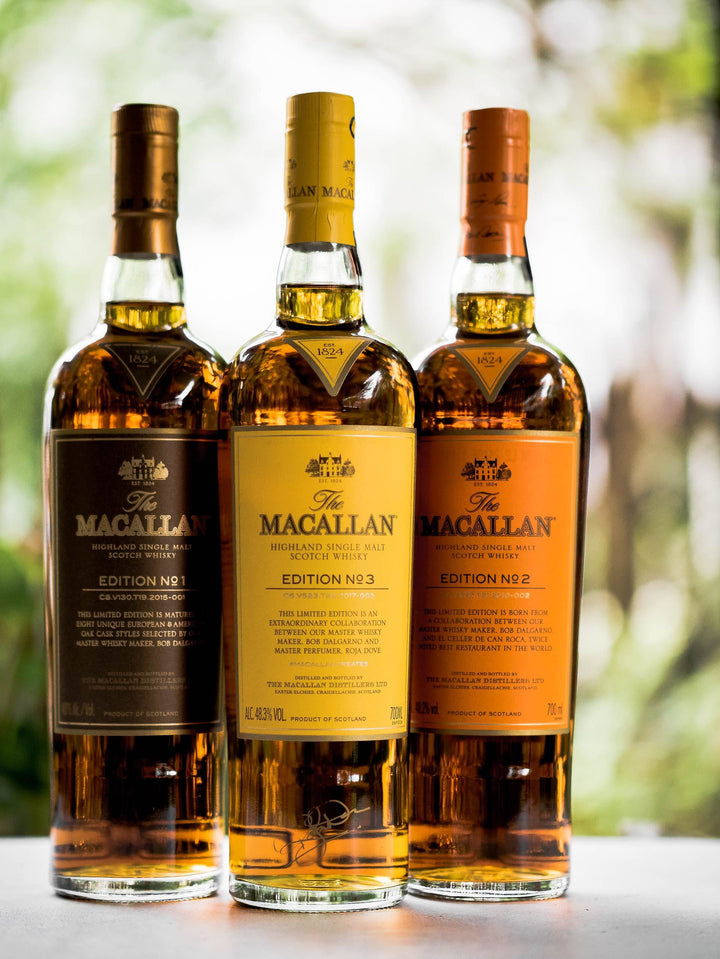 The Macallan Edition Series Set (No. 1 + No. 2 + No. 3) product bottle