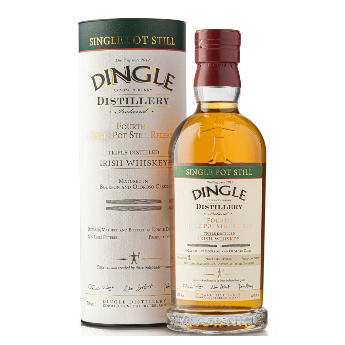 Dingle Single Pot Still 4th Release Triple Distilled Irish Whiskey product bottle
