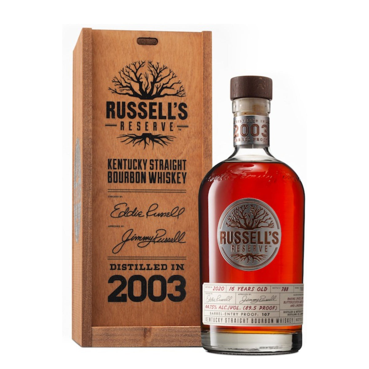 Russell's Reserve 2003 Kentucky Straight Bourbon Whiskey product bottle