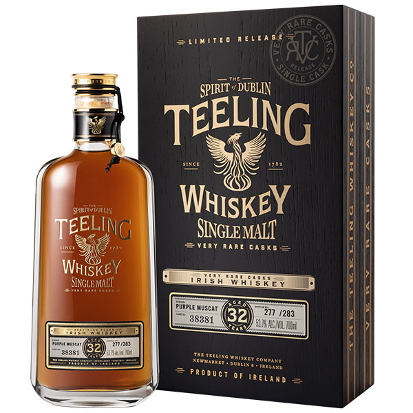 Teeling 32 Year Old Purple Muscat Finish Single Malt Irish Whiskey product bottle