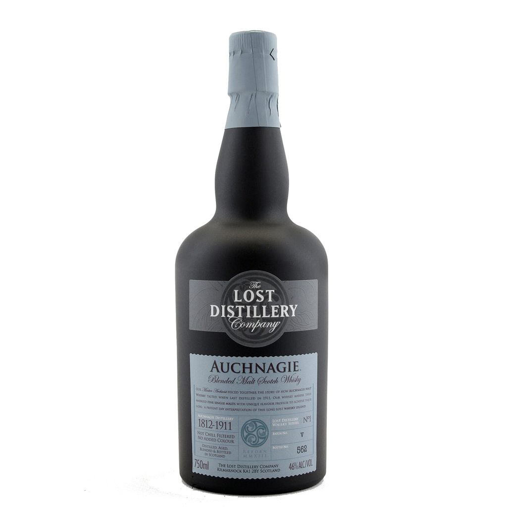The Lost Distillery Auchnagie Blended Malt Scotch Whisky product bottle