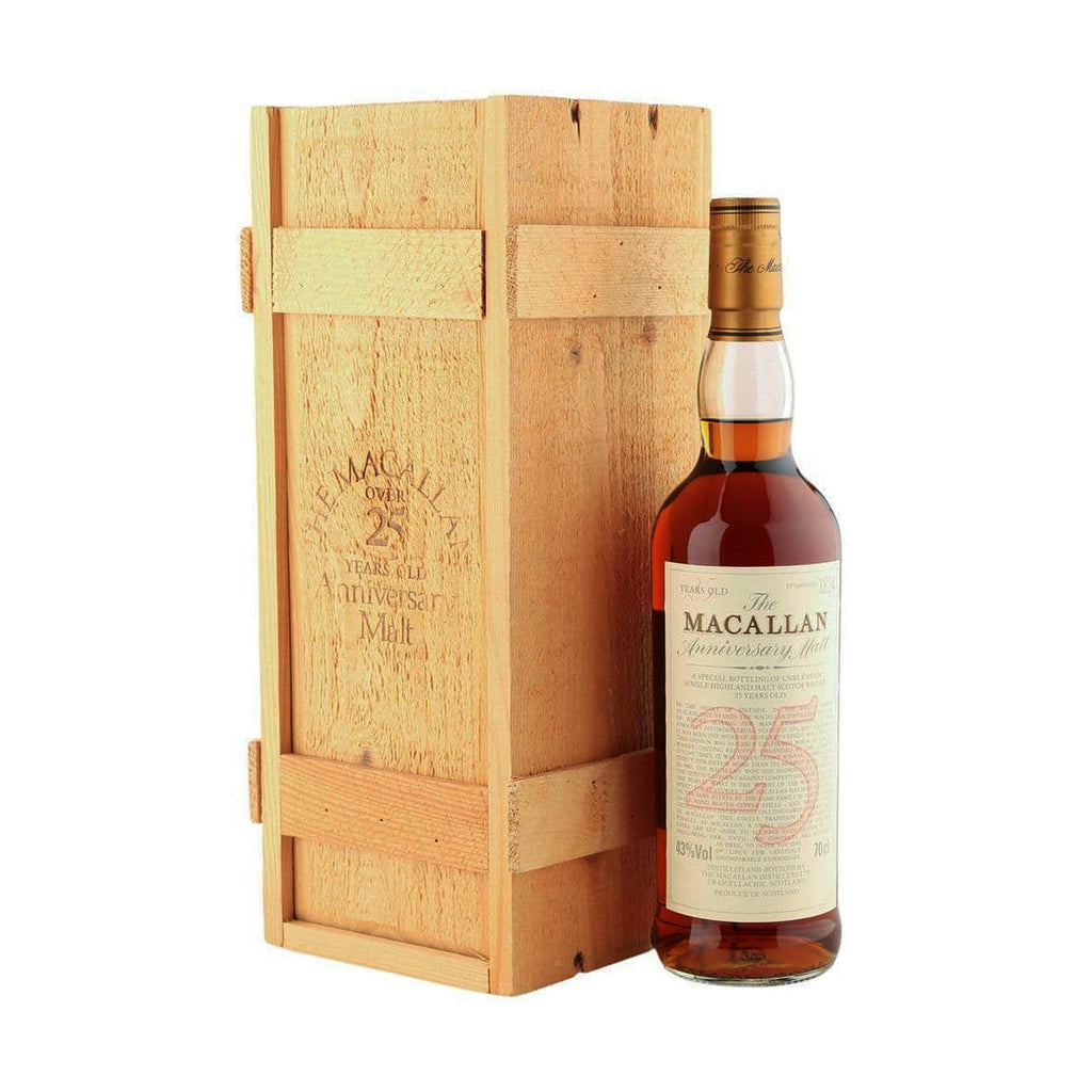 The Macallan 25 Year Old Anniversary Sherry Cask Scotch Whisky product bottle