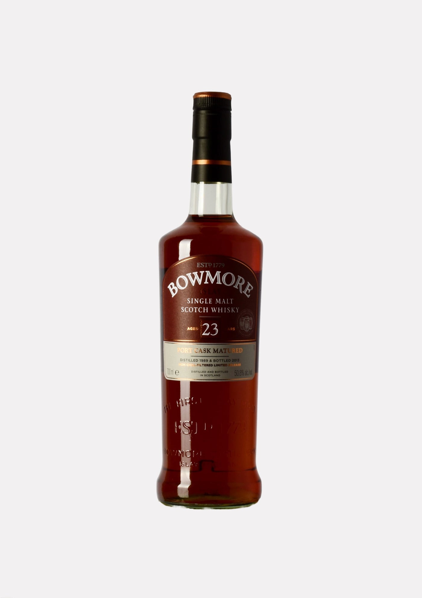 Bowmore 23 Year Old Port Cask Single Malt Scotch Whisky product bottle