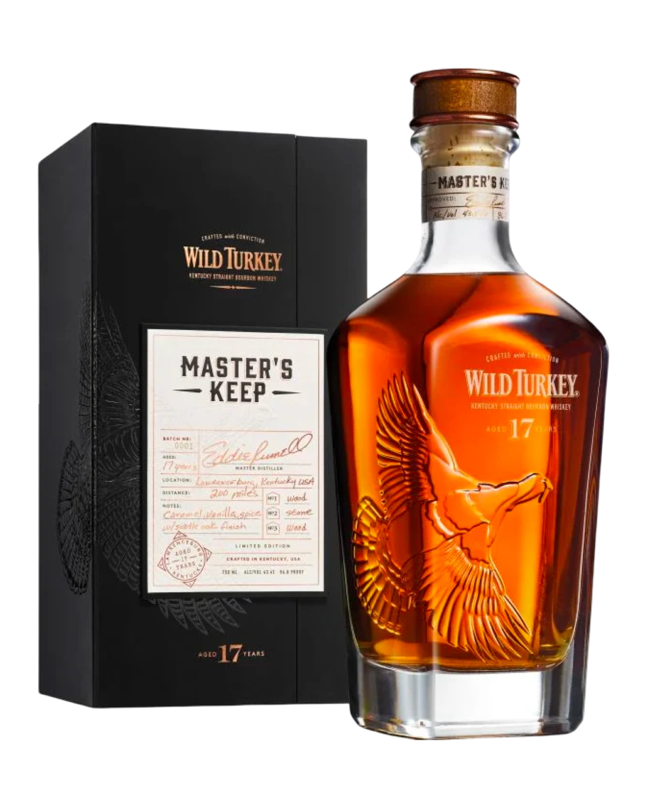 Wild Turkey Master's Keep 17 Year Old Kentucky Straight Bourbon Whiskey product bottle