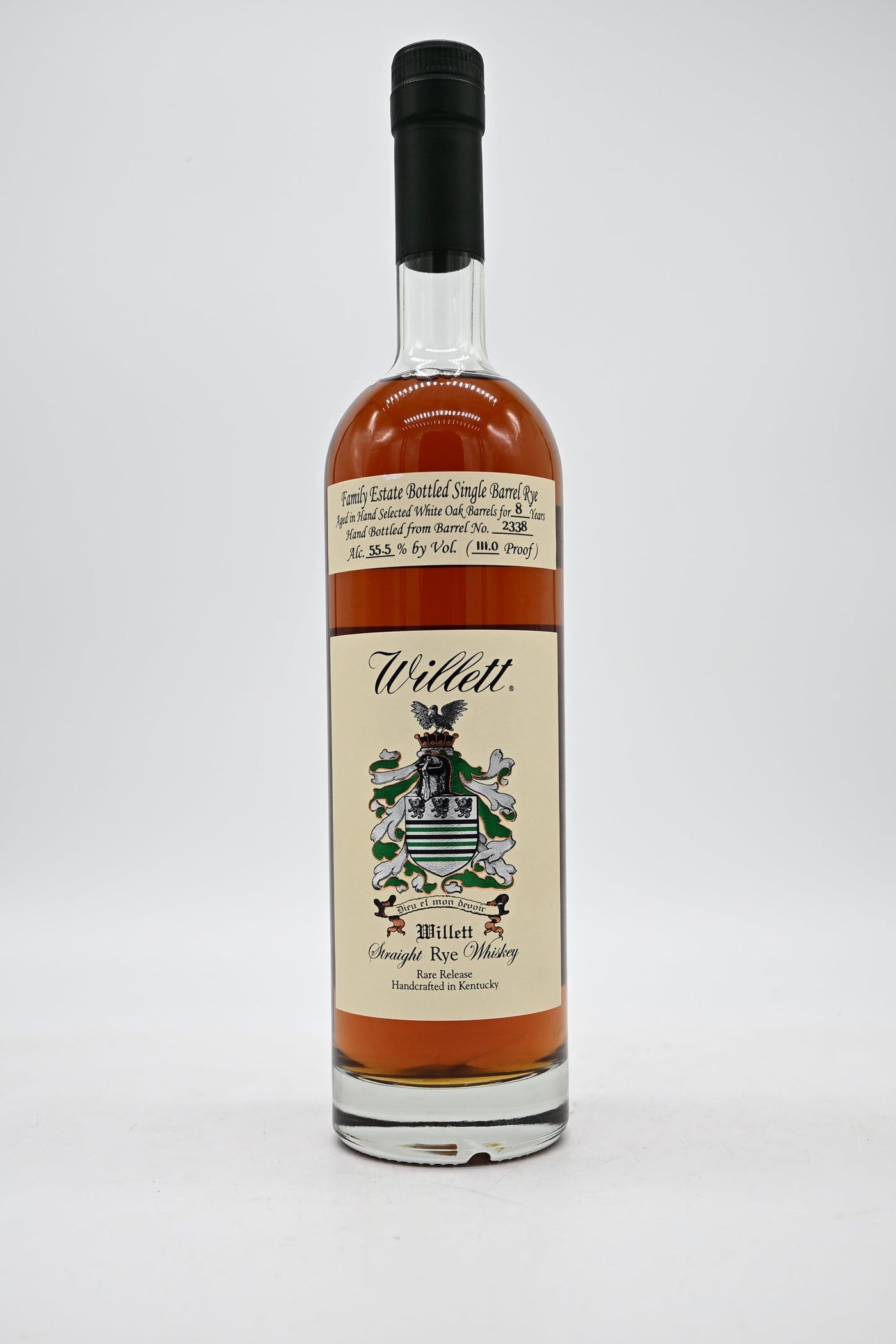 Willett 8 Year Old Single Barrel Straight Rye Whiskey product bottle