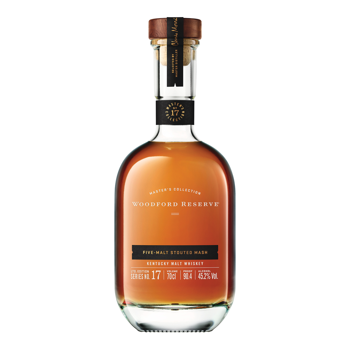 Woodford Reserve Master's Collection Five-Malt Stouted Mash Whiskey product bottle
